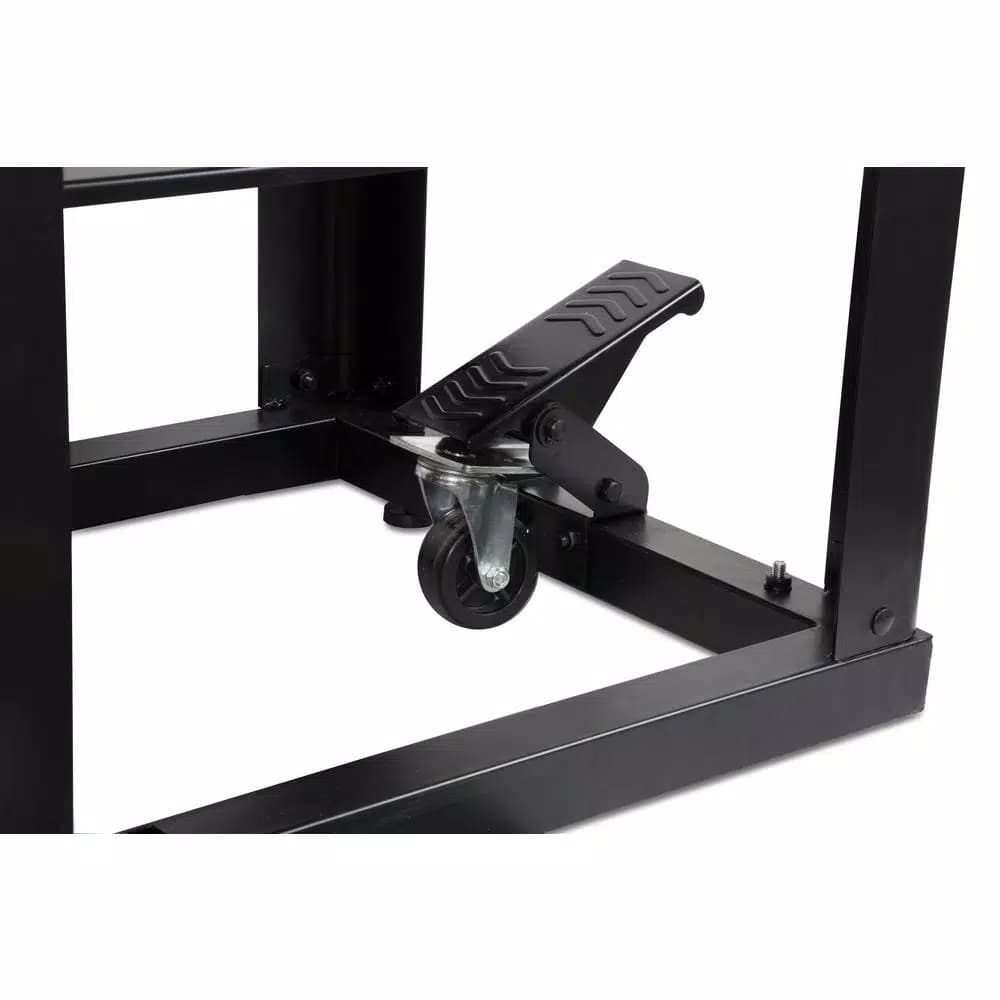 WEN Multi-Purpose Planer Stand with Storage Shelf and Retractable Swivel Casters