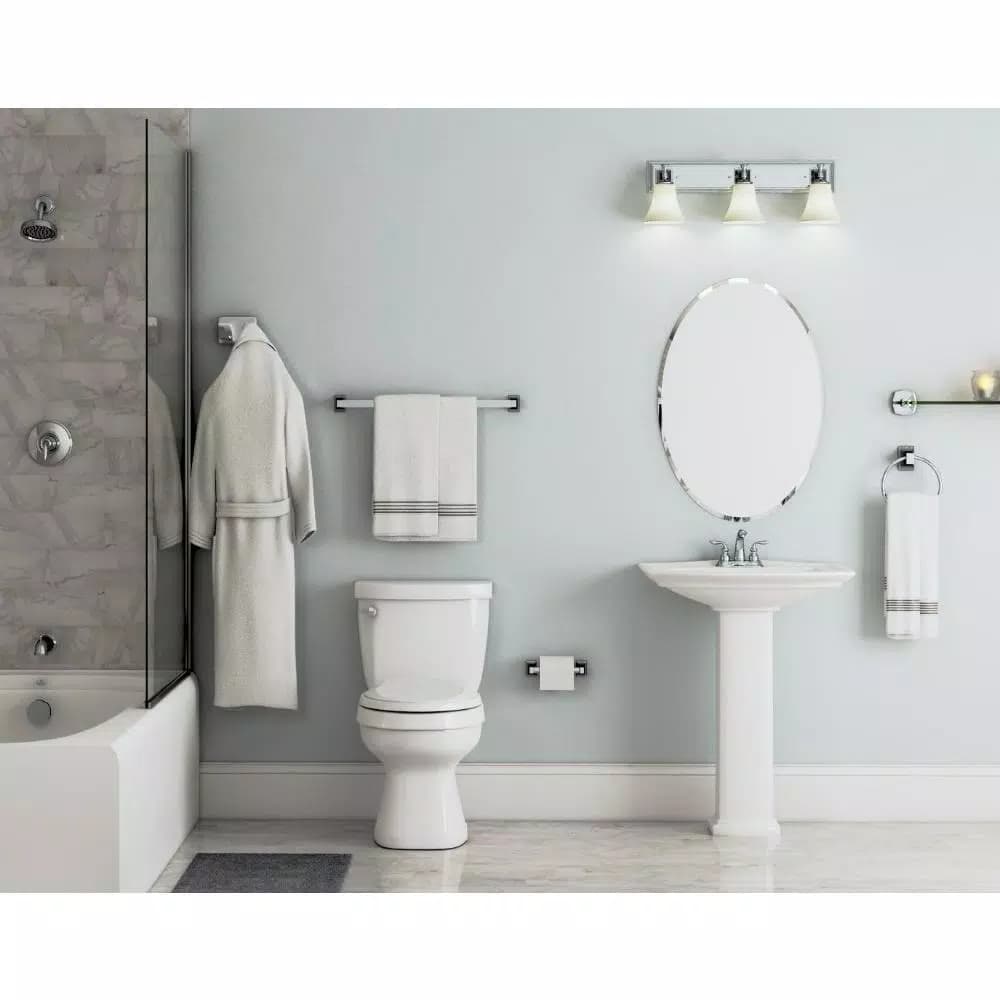 Best Value Ventura Chrome Toilet Paper Holder, Zinc Die-Cast Wall Mount