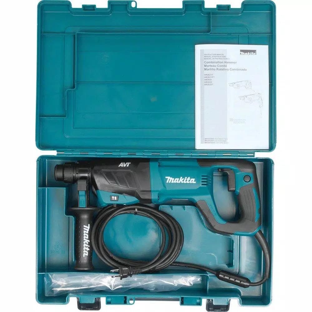 Makita 8 Amp 1 in. SDS-Plus Corded Rotary Hammer Drill with AVT and Hard Case