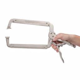 TEKTON 18 in. Swivel Pad Locking C-Clamp thumbnail 5