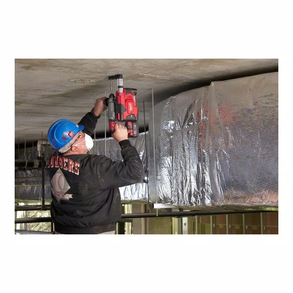 Milwaukee M12 12V Lithium-Ion Cordless Universal HammerVac Dust Extractor (Tool-Only)