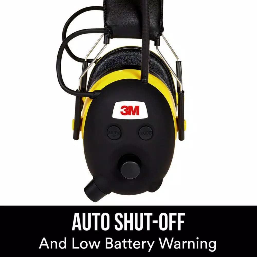 3M WorkTunes Digital Hearing Protector with AM/FM Radio and Auxiliary Jack