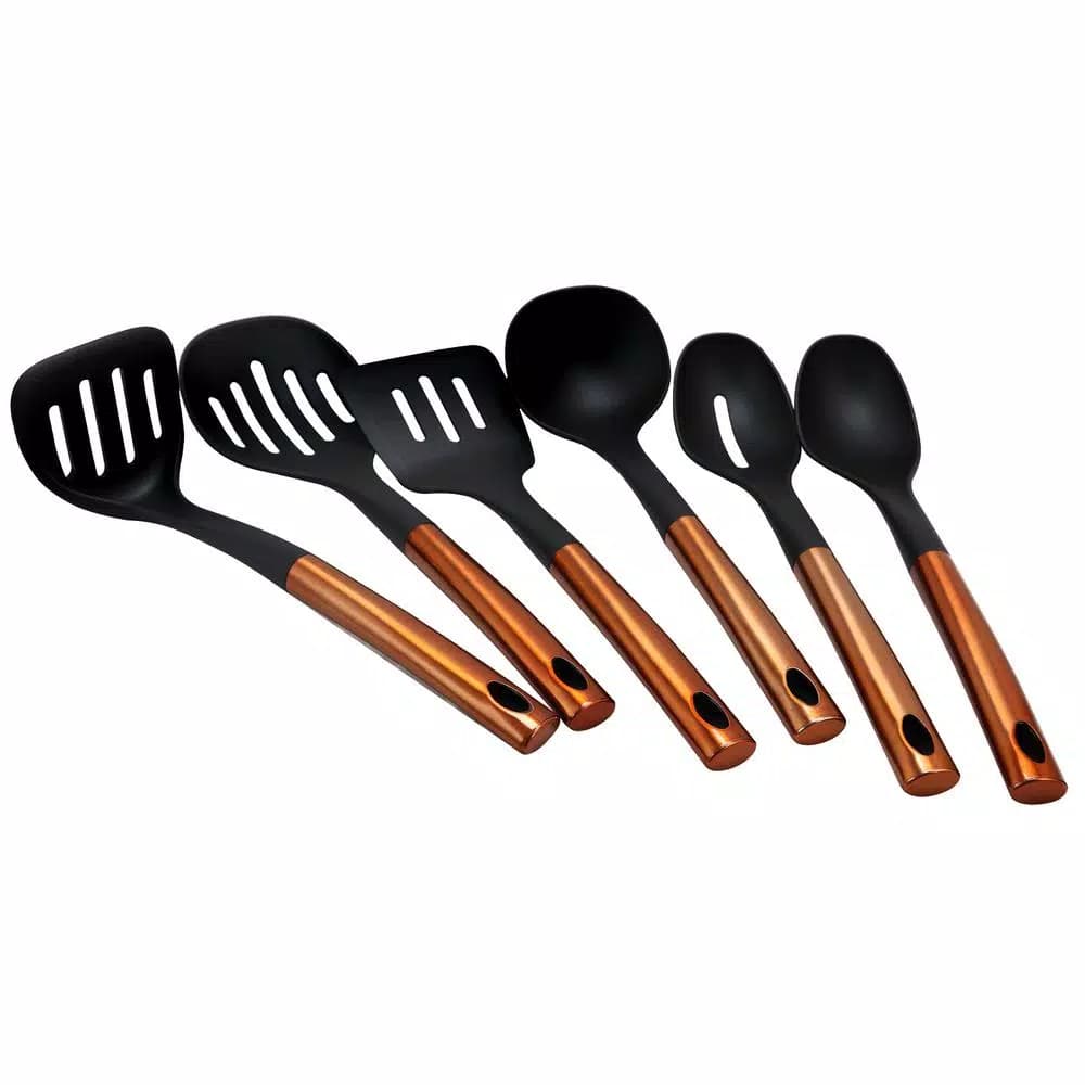Better Chef 6-Piece Copper and Stainless Steel Kitchen Utensil Set
