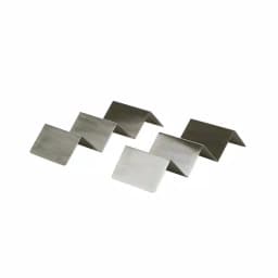 Unbranded Stainless Steel Taco Holder Serving Tray, Grill Safe Taco Stand for Hard and Soft Shells (2-Pack) thumbnail 1