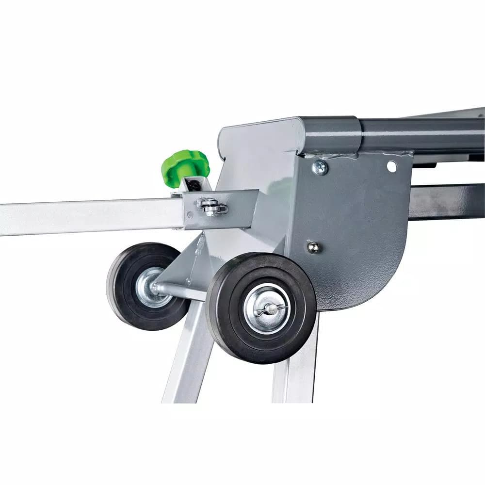Genesis Heavy-Duty Folding Miter Saw Stand with Wheels and All-Steel Construction
