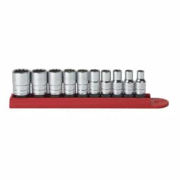 GEARWRENCH 1/4 in. Drive 12-Point SAE Socket Set, 10-Piece thumbnail 1