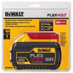 DEWALT FLEXVOLT 9.0 Ah 20V/60V MAX Lithium-Ion Battery thumbnail 8