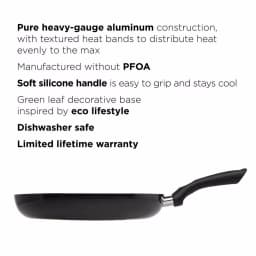 Ecolution Artistry 12.5 in. Aluminum Nonstick Frying Pan, Slate thumbnail 3