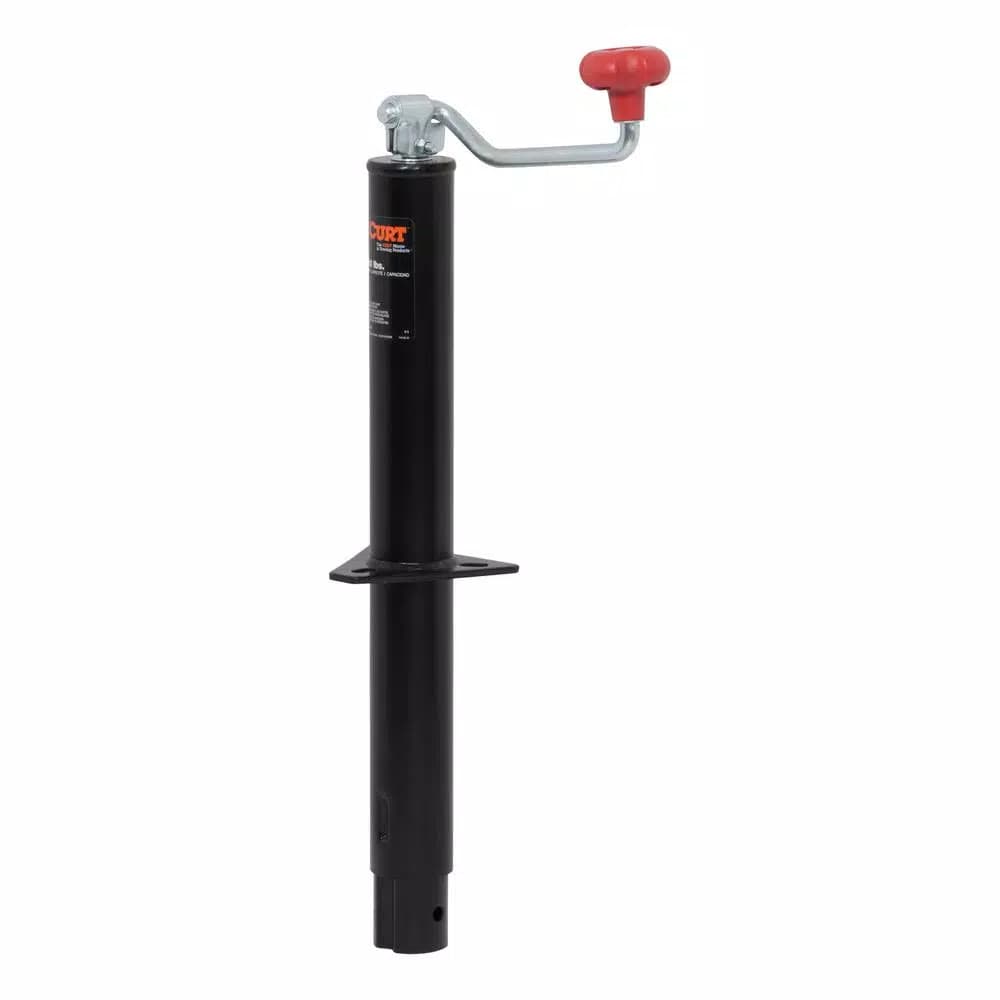 CURT A-Frame Trailer Jack with Top Handle, 5,000 lbs. Capacity, 15 in. Travel