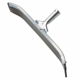Ettore 36 in. Industrial Duty Galvanized Steel Curved Floor Squeegee with Neoprene Blade thumbnail 1