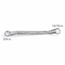 TEKTON 3/4 in. x 13/16 in. 45° Offset Double Box End Wrench thumbnail 2