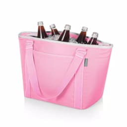 Picnic Time Topanga 9 Qt. Pink Insulated Cooler Tote Bag thumbnail 2