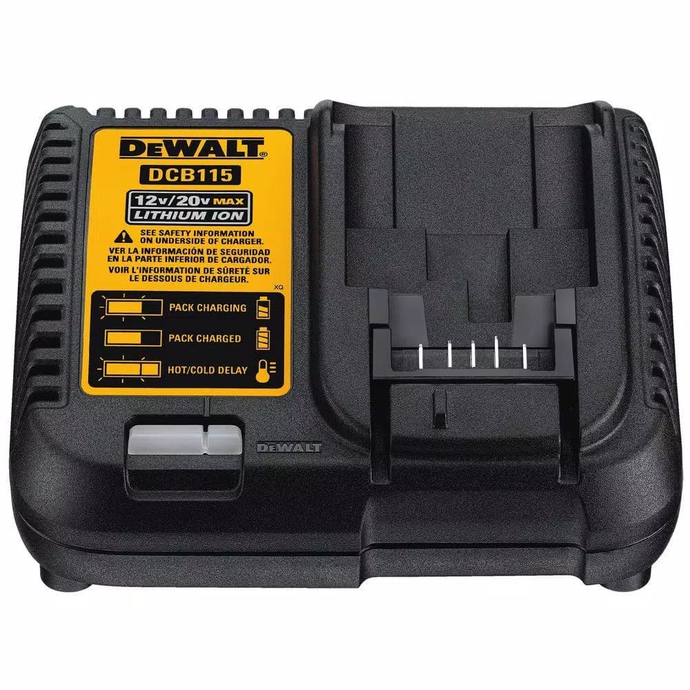 DEWALT 20V MAX XR 5.0Ah Lithium-Ion Battery & Charger Kit with Bag (2-Pack)