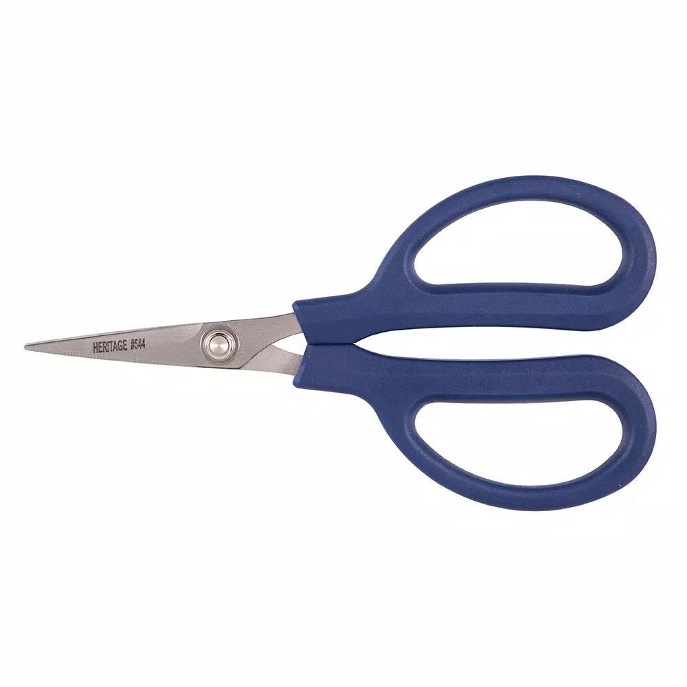 Klein Tools 6-3/8 in. Stainless Steel Utility Shears, Ambidextrous Multi-Purpose Scissors