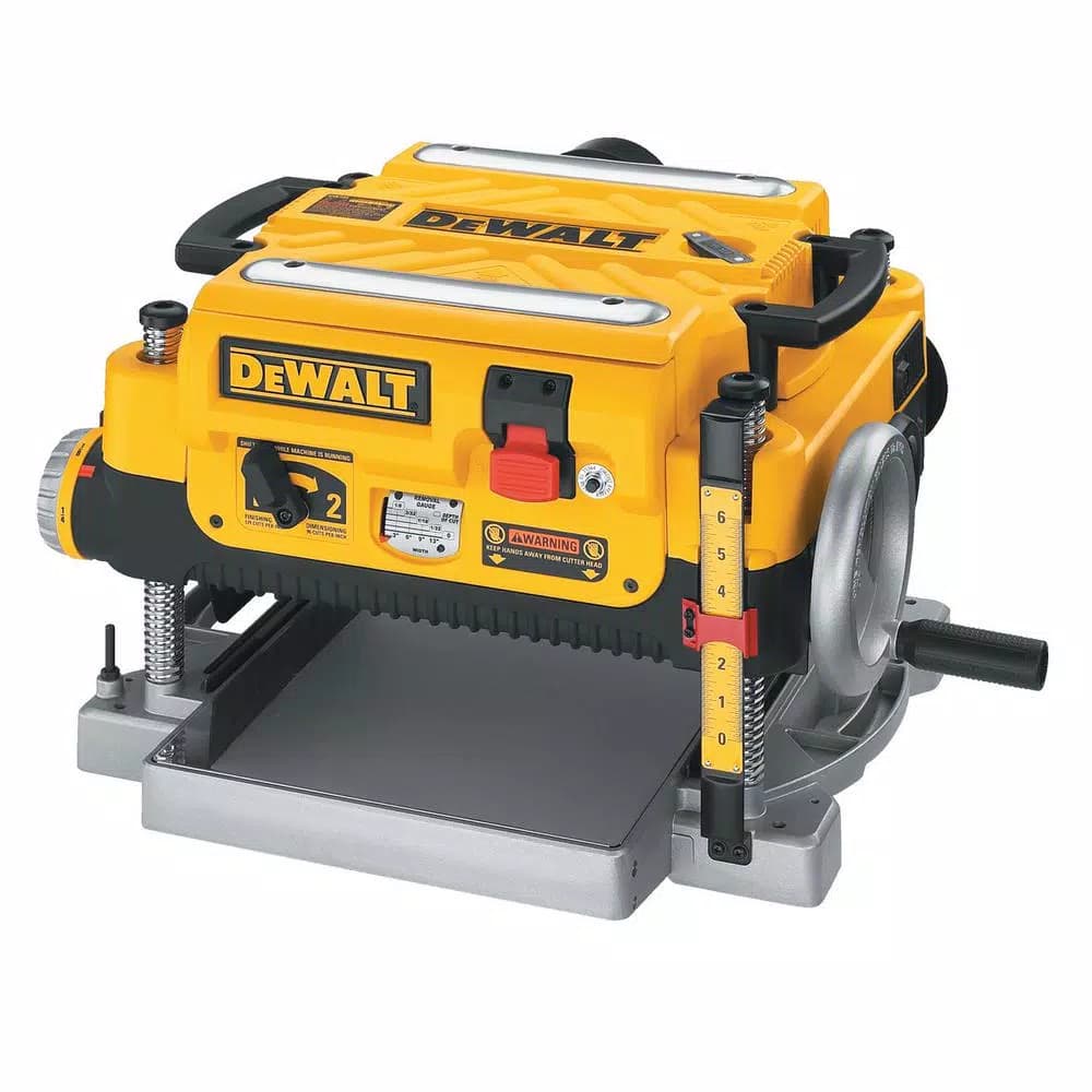 DEWALT 13 in. Heavy-Duty 2-Speed Thickness Planer with Stand and Tables