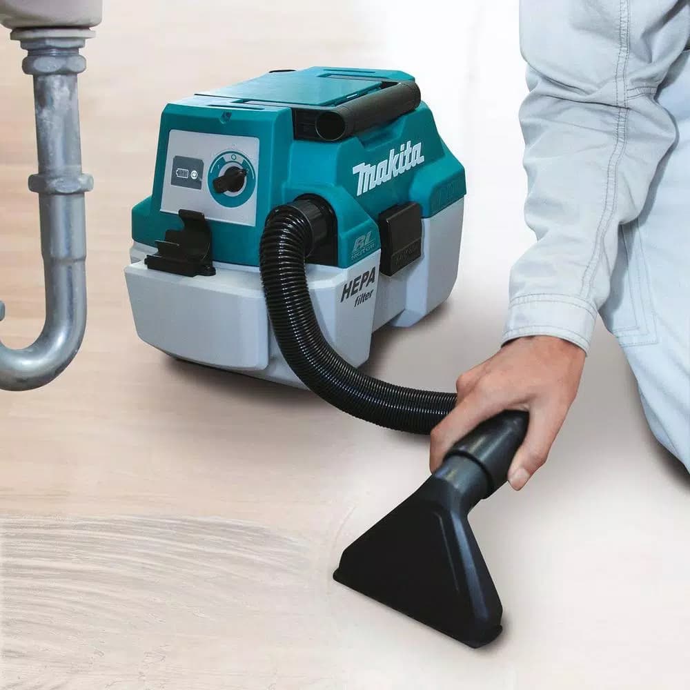 Makita 18V LXT Brushless Router, 6-1/2 in. Plunge Circular Saw & 2 Gal. Vacuum Combo Kit with 5.0 Ah Battery & Charger