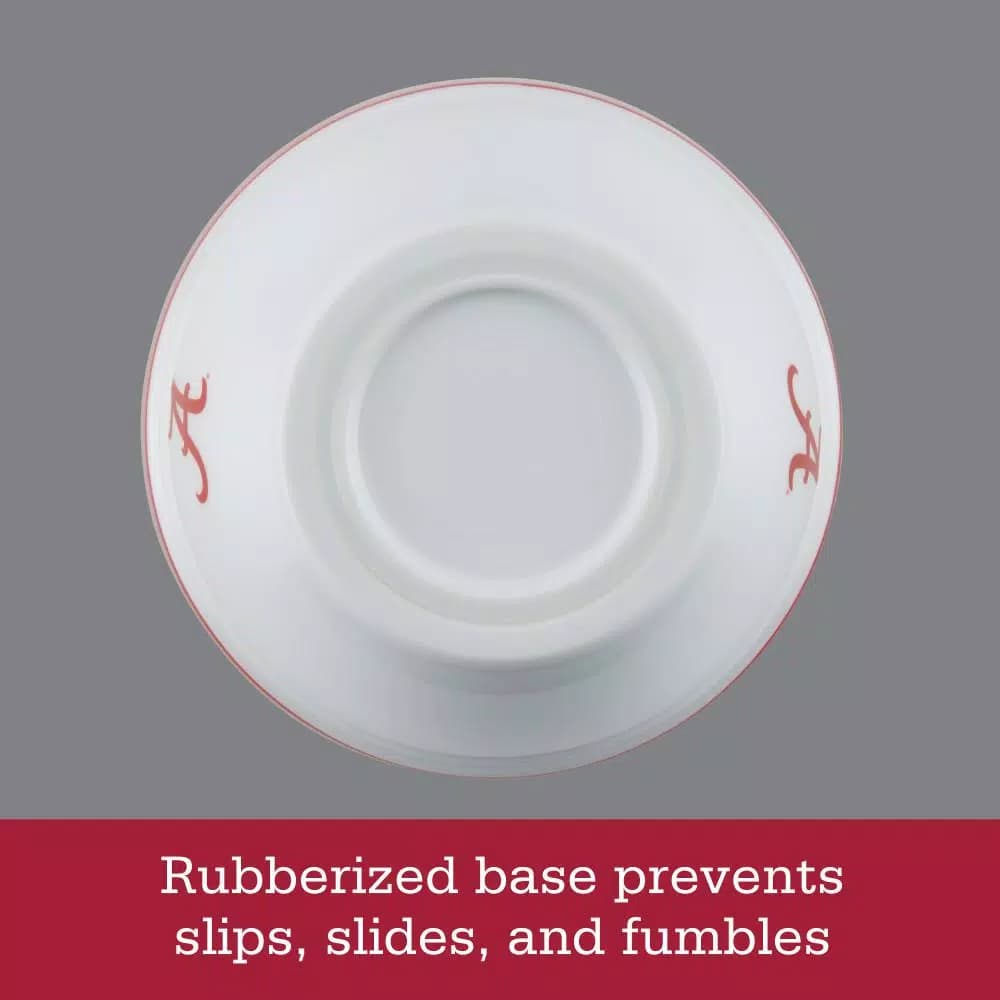 College Kitchen Collection Alabama Crimson Tide 4-Piece Party Bowl Set, Crimson Red