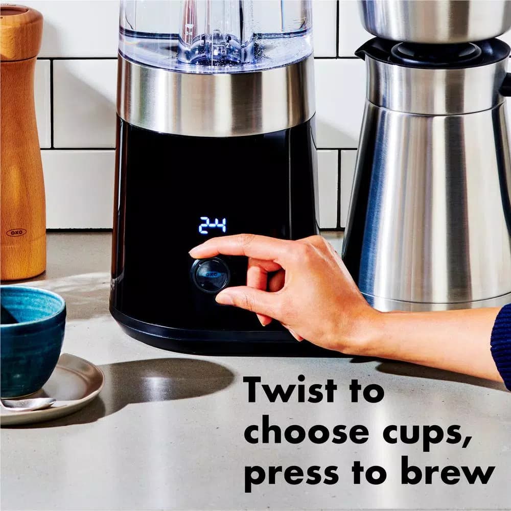 OXO On 9-Cup Stainless Steel Drip Coffee Maker with Stainless Steel Carafe