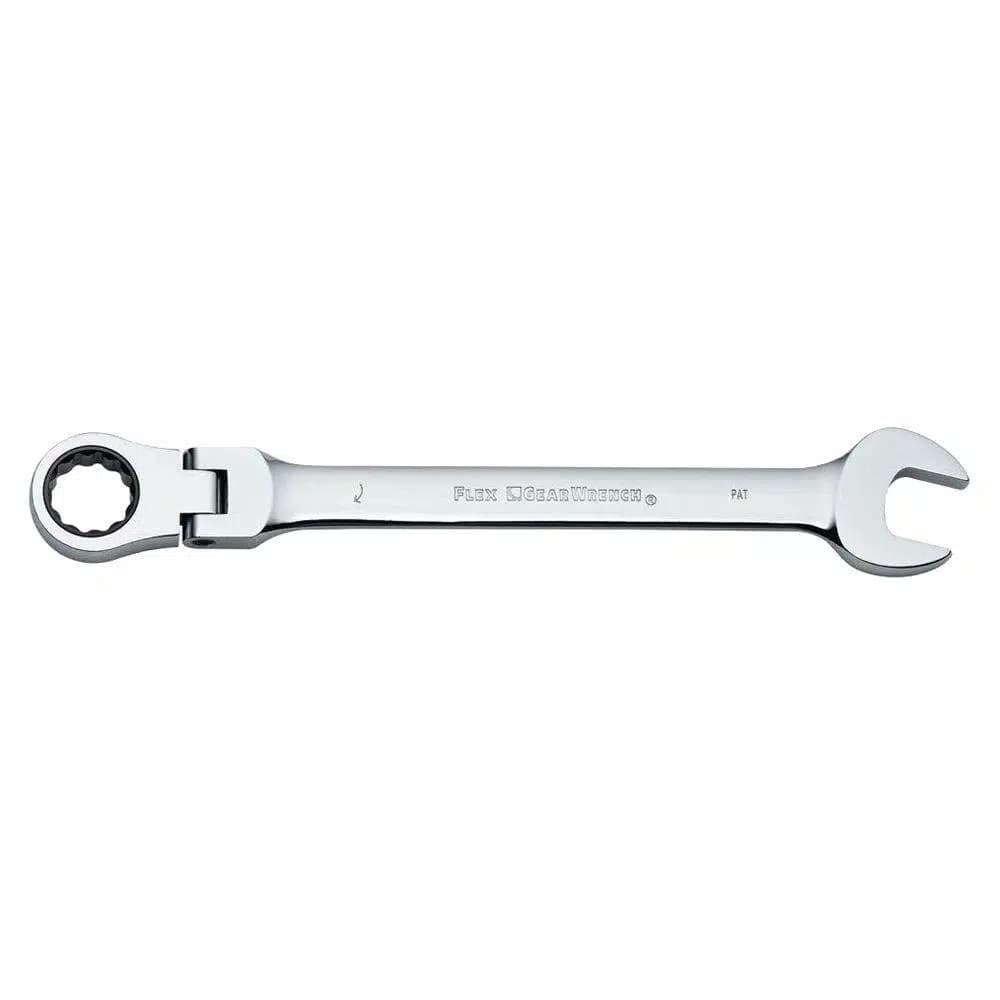 GEARWRENCH 13 mm Flex Head Combination Ratcheting Wrench, 12-Point Steel
