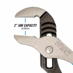 Channellock 10 in. Tongue and Groove Pliers with Blue Comfort Grips thumbnail 7