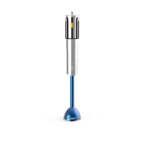 Pangea Brands Anakin Skywalker 6-Speed Blue and Silver Immersion Blender, 300W Corded Handheld Mixer