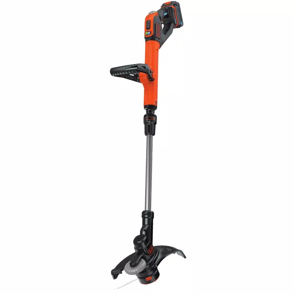 BLACK+DECKER SMARTECH 20V Max Cordless EASYFEED String Trimmer with 1.5 Ah Battery and Charger