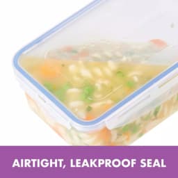 LOCK & LOCK Easy Essentials 18-Piece Food Storage Container Set with Airtight Lids, BPA-Free Plastic thumbnail 5