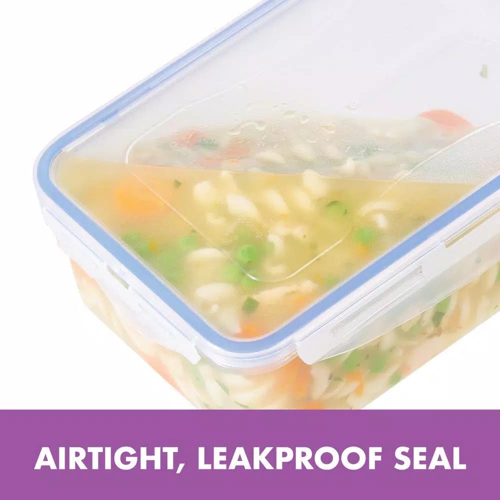 LOCK & LOCK Easy Essentials 18-Piece Food Storage Container Set with Airtight Lids, BPA-Free Plastic