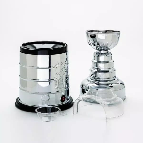 Pangea Brands NHL Stanley Cup 3 oz. Electroplated Silver Countertop Hot Air Popcorn Popper