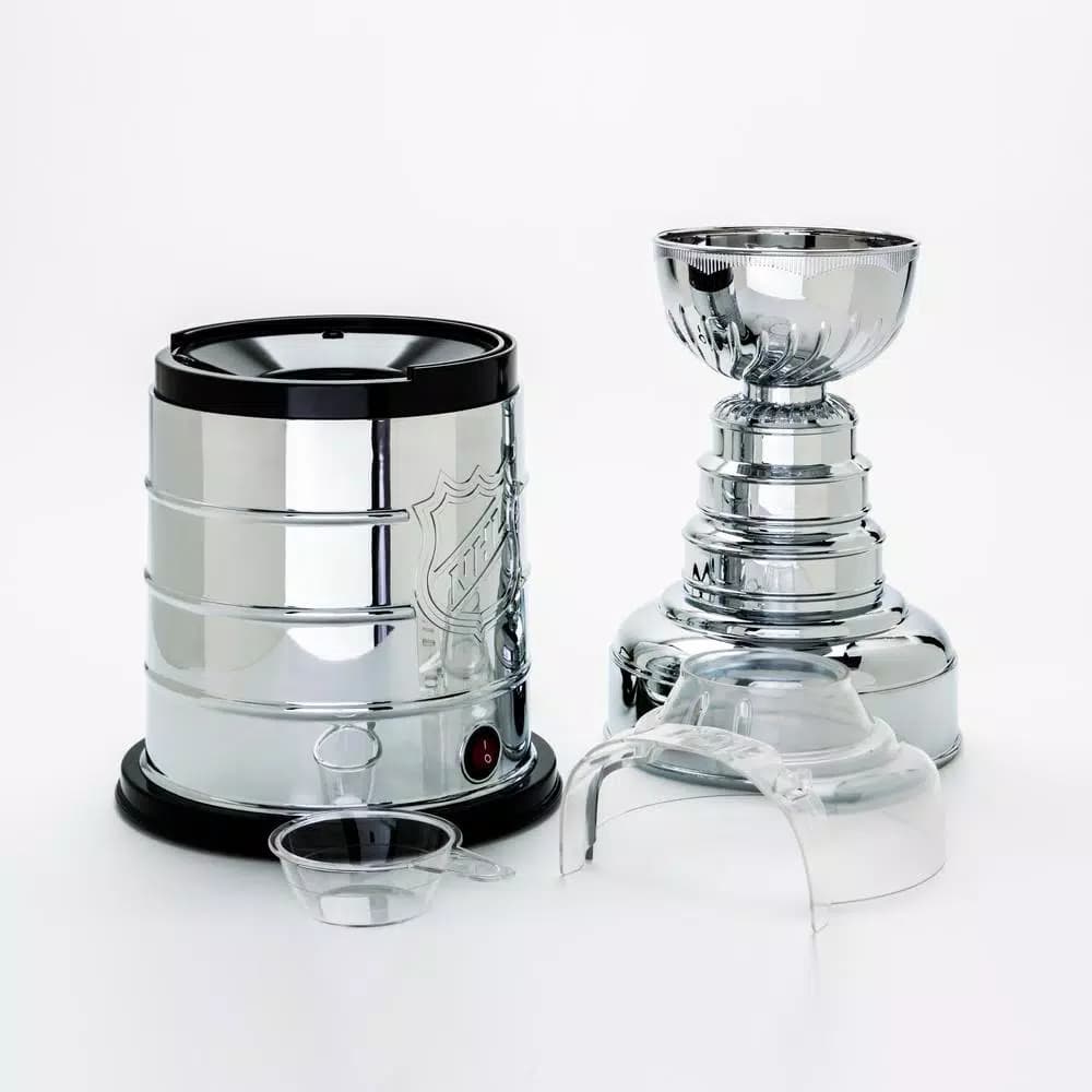 Pangea Brands NHL Stanley Cup 3 oz. Electroplated Silver Countertop Hot Air Popcorn Popper