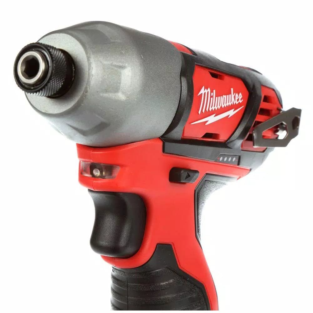 Milwaukee M12 12V Lithium-Ion Cordless Hammer Drill and Impact Driver 2-Tool Combo Kit