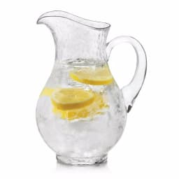 Libbey Yucatan 86.9 oz. Glass Pitcher, Clear Ripple Pattern Serving Pitcher thumbnail 1