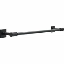 Delta Averland 24 in. Matte Black Towel Bar, Contemporary Zinc Construction thumbnail 1