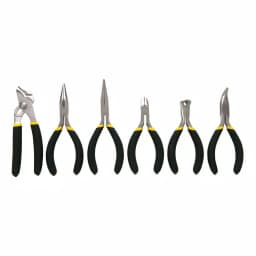Stanley 6-Piece Bi-Material Mini Plier Set - Drop Forged Steel Hand Tools thumbnail 1