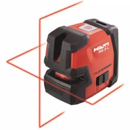 Hilti PM 2-L Line Laser Level, 100 ft. Range, Red Beam, Self-Leveling thumbnail 7