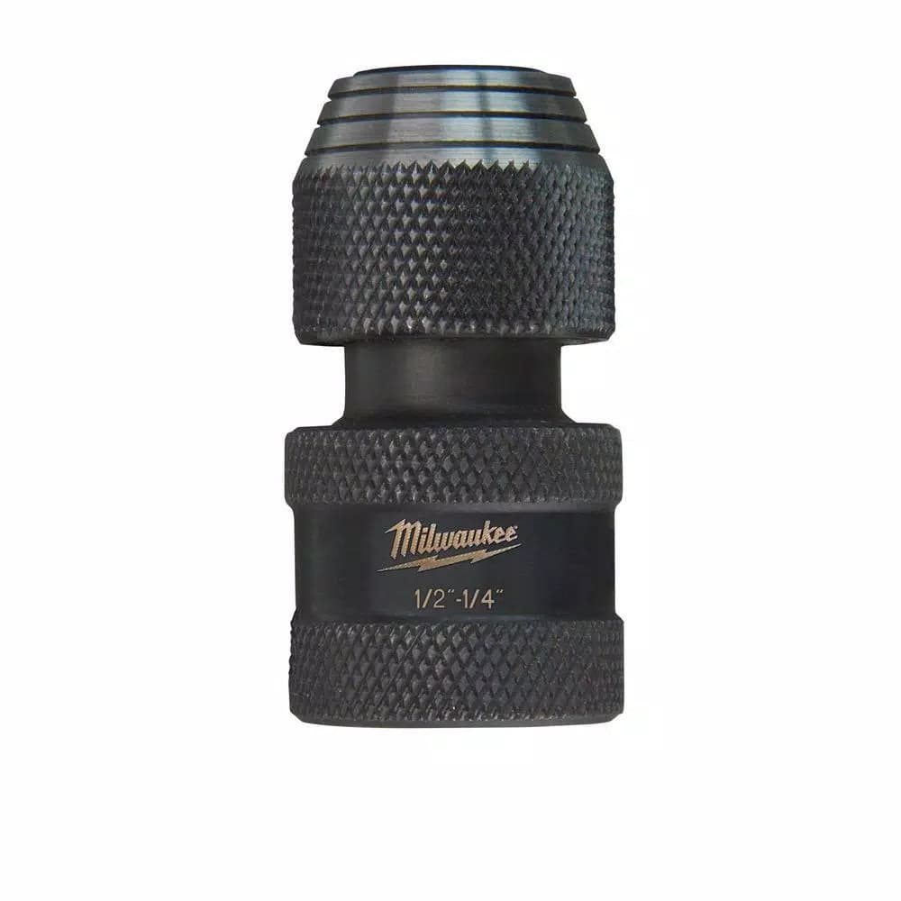 Milwaukee SHOCKWAVE 1/2 in. Square to 1/4 in. Hex Impact Socket Adapter