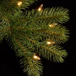 National Tree Company 9 ft. Downswept Douglas Pencil Slim Artificial Christmas Tree with 500 Dual Color LED Lights thumbnail 5