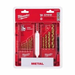 Milwaukee Thunderbolt Titanium Coated Twist Drill Bit Set, 14-Piece thumbnail 4