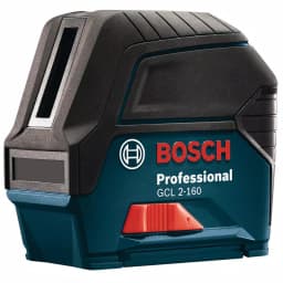 Bosch GCL 2-160 S Self-Leveling Cross-Line Laser Level with Plumb Points, 165 ft. Range, Reconditioned thumbnail 7