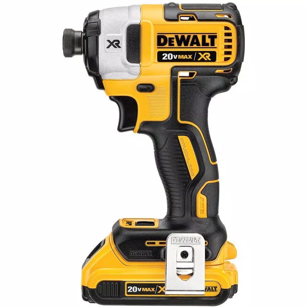 DEWALT 20V MAX XR Brushless Hammer Drill and Impact Driver Combo Kit with (2) 4.0Ah Batteries & Charger