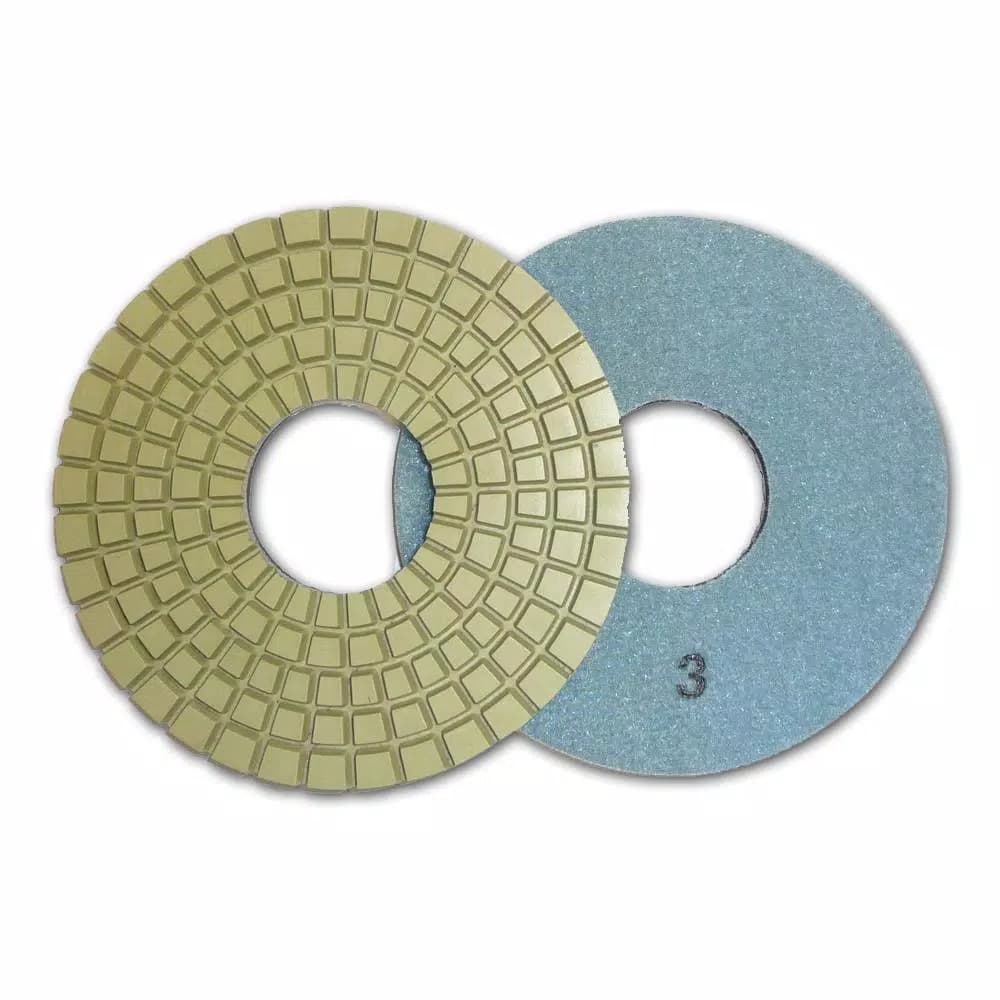 Unbranded Con-Shine 6 in. 5-Step Dry/Wet Diamond Polishing Pads Set of 5