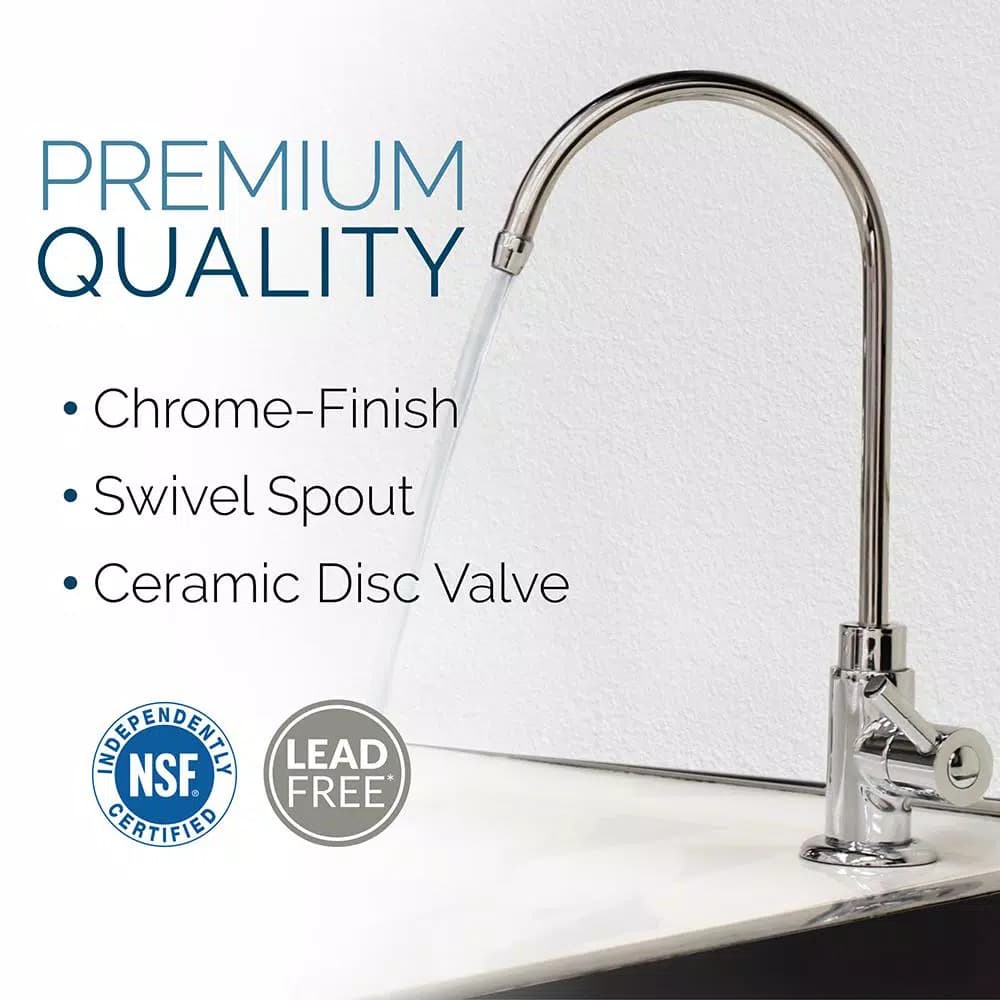 Olympia Water Systems 6-Stage Alkaline Reverse Osmosis Under-Sink Water Filtration System