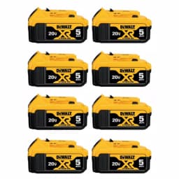 DEWALT 20V MAX XR 5.0 Ah Lithium-Ion Battery Pack (8-Pack) thumbnail 1