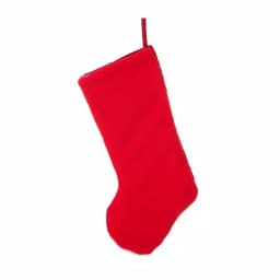 Glitzhome 19 in. Polyester Fox Hooked Christmas Stockings, 2-Pack thumbnail 6