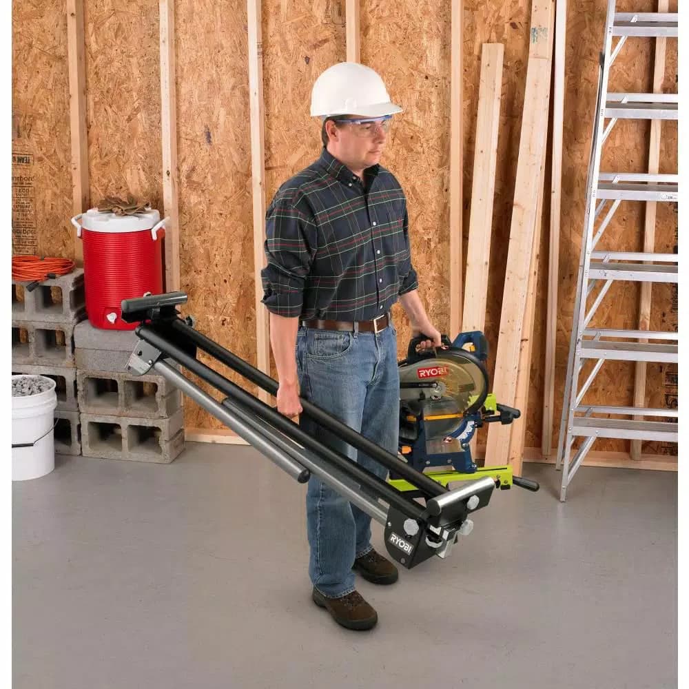 RYOBI Universal Miter Saw QUICKSTAND, Heavy-Duty Steel Folding Stand