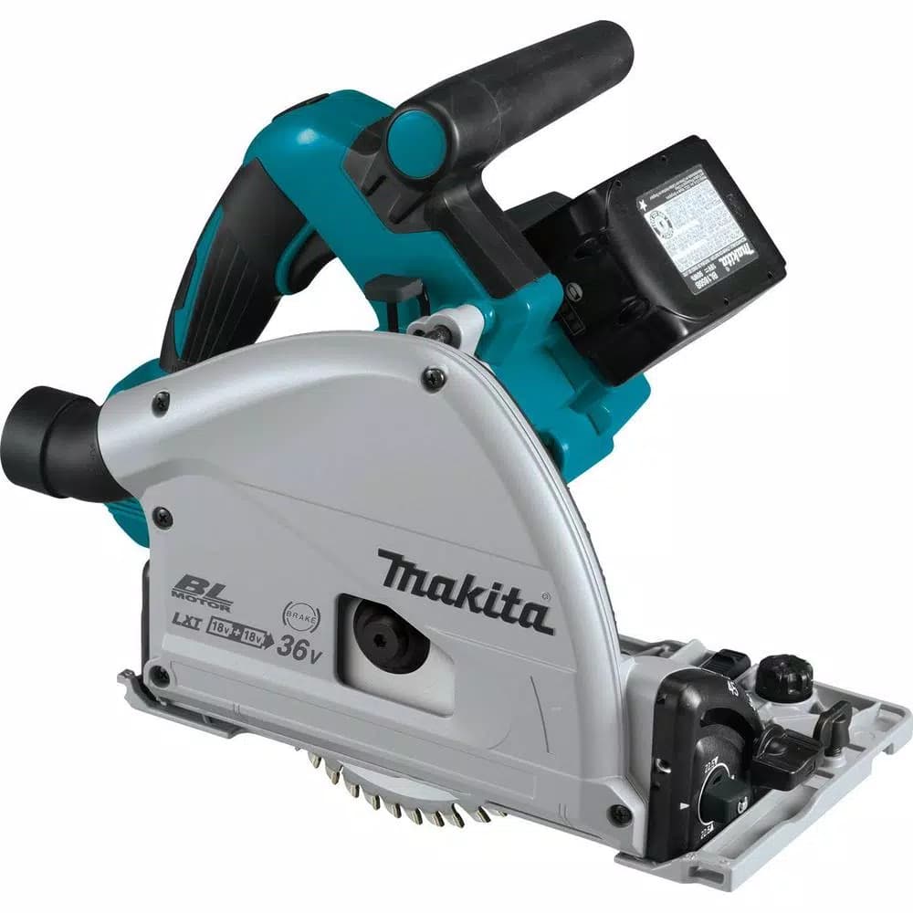 Makita 18V X2 LXT (36V) Brushless 6-1/2 in. Plunge Circular Saw Combo Kit with Bonus 18V LXT Jigsaw