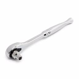 Husky 1/4 in. Drive Pass Through Ratchet, 72-Tooth, Chrome Finish thumbnail 3