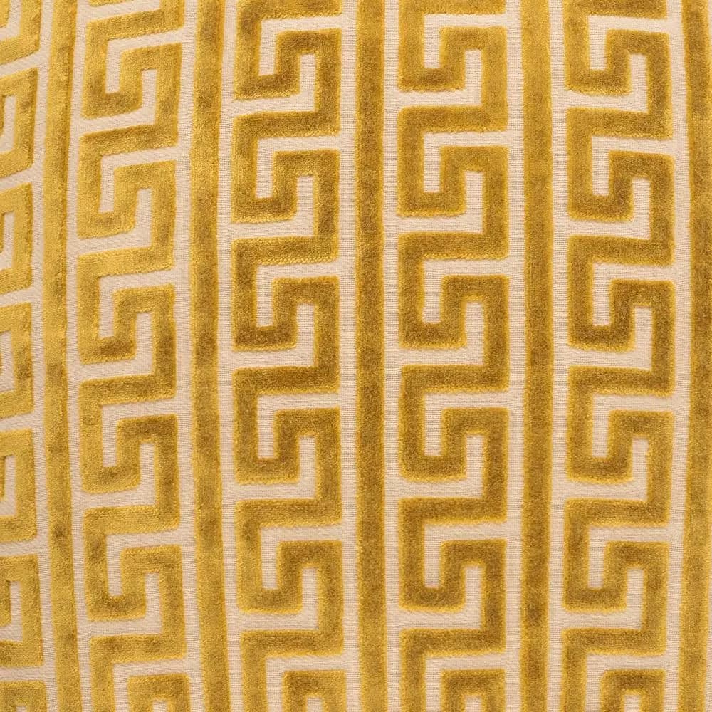 Unbranded Akis Gilt Geometric Down 24 x 24 in. Decorative Throw Pillow