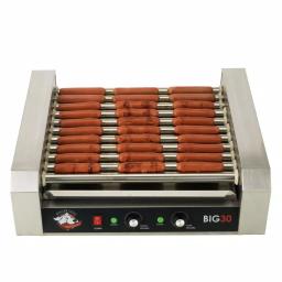 Funtime 306 sq. in. Stainless Steel Hot Dog Roller Grill, Commercial Grade Countertop Specialty Grill thumbnail 2