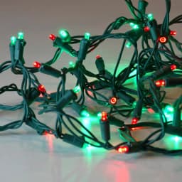 LUMABASE 70-Light Red and Green LED Mini String Lights, Weather Resistant, Indoor/Outdoor Use thumbnail 3